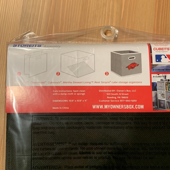 NWT Virginia Tech Storage Bin - Picture 4 of 5